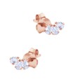 Beautiful CZ Crystal Silver Stud Earring STS-6229
